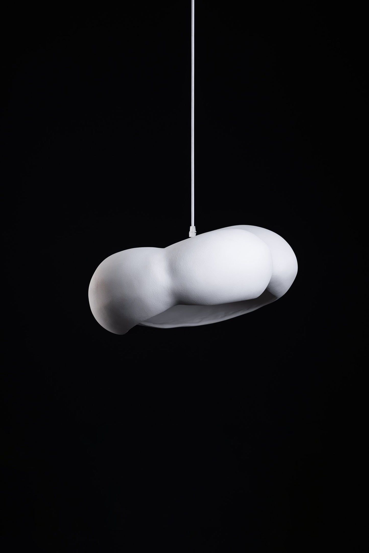 Oval Pendant Lamp detail by Brassnclay