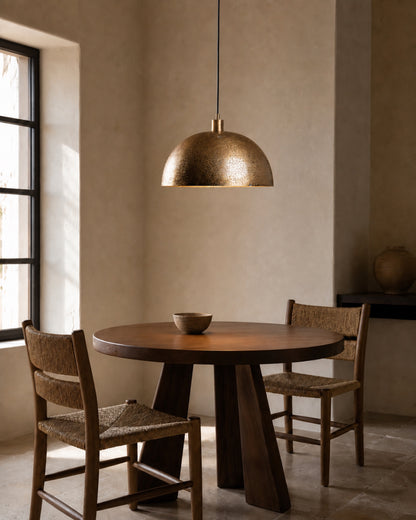 Brassnclay lifestyle scene - half-ball-pendant-light