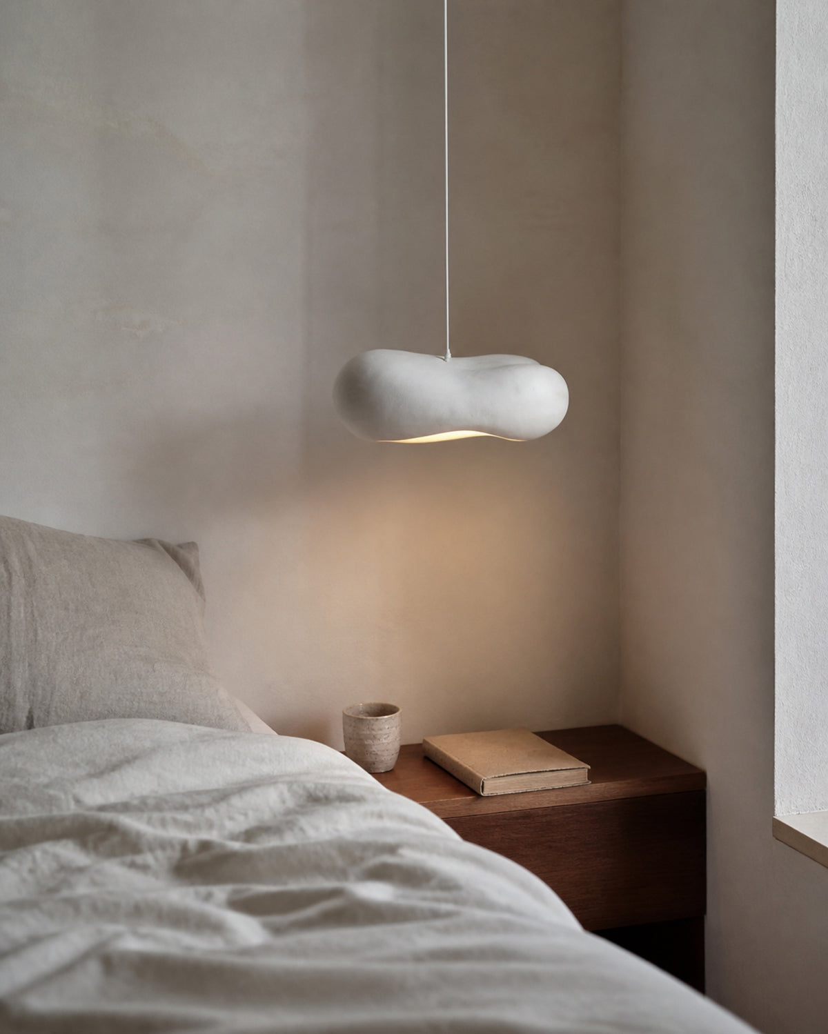 Brassnclay lifestyle scene - oval-pendant-lamp