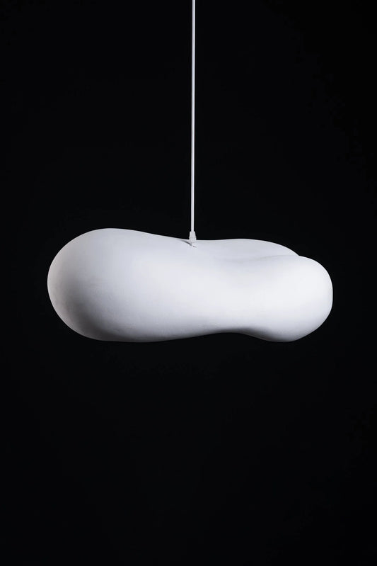 Oval Pendant Lamp by Brassnclay