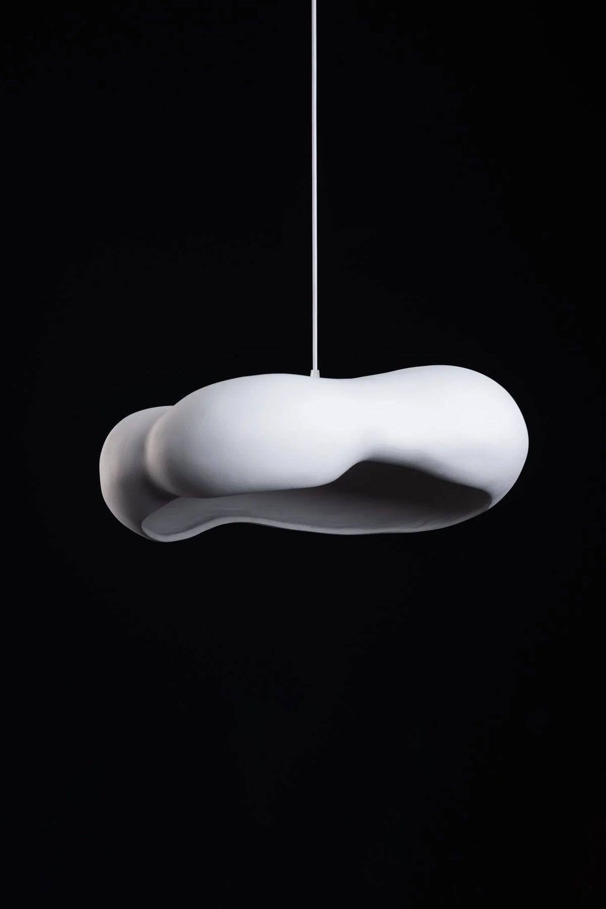 Oval Pendant Lamp detail by Brassnclay