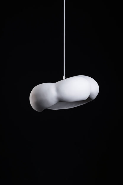 Oval Pendant Lamp detail by Brassnclay
