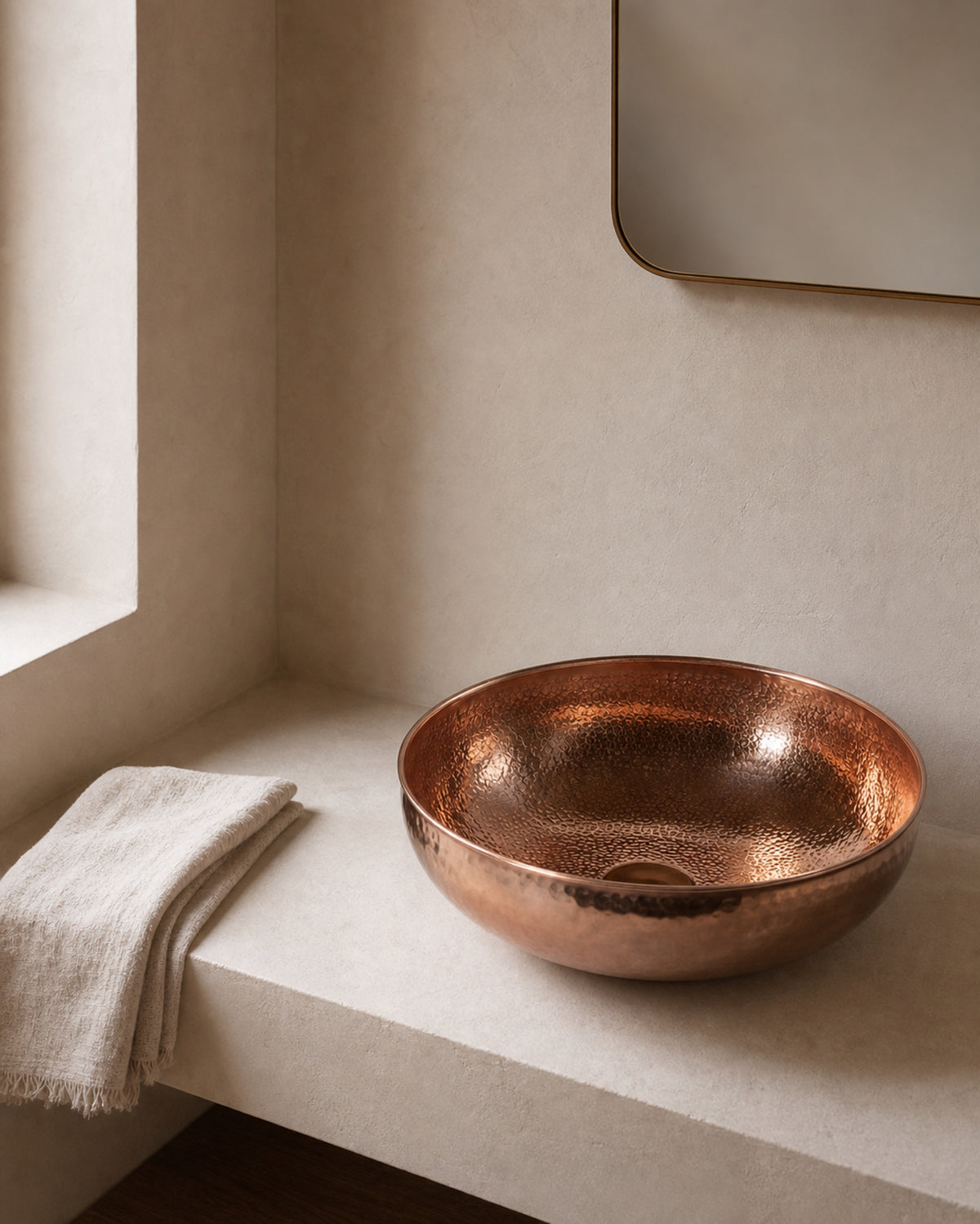 Brassnclay lifestyle scene - round-basin