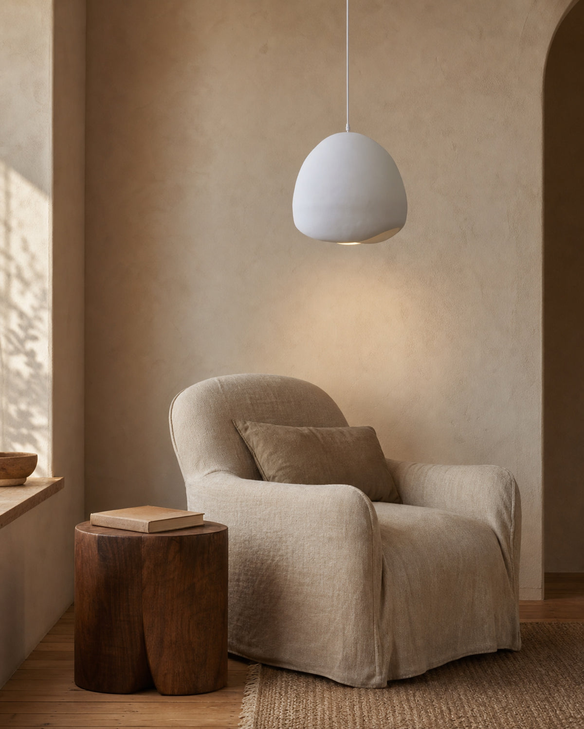Brassnclay lifestyle scene - round-pendant-light